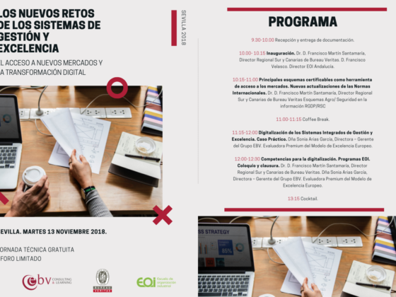 Los nuevos retos de los Sistemas de Gestión y Excelencia: El acceso a nuevos mercados y la transformación digital | Sevilla 2018